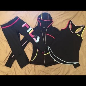 3 piece Fila sports wear
